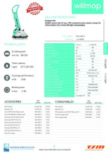 RRP_Willmop 50B Ecoray_Machine Price List_2020